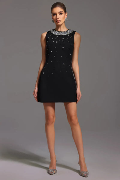 Emmeline Kolsuz Elmas Mini Elbise