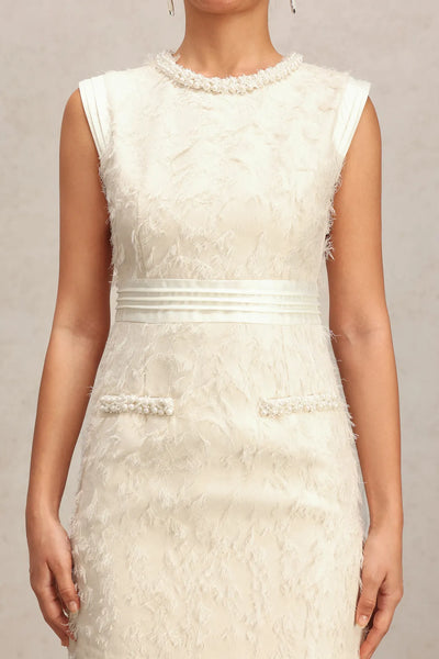 Pamela Kolsuz İnci Püsküllü Mini Elbise