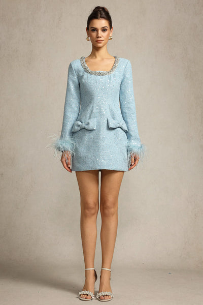 Reagan Fiyonk Elmas Mini Elbise