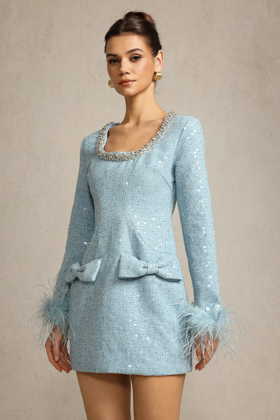 Reagan Fiyonk Elmas Mini Elbise