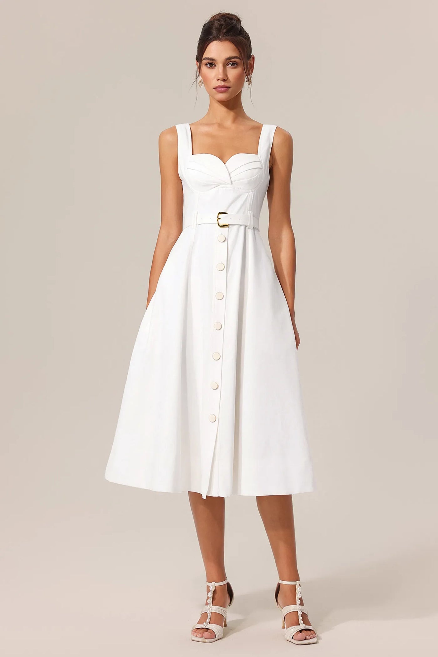 Jalila Halter Midi Elbise