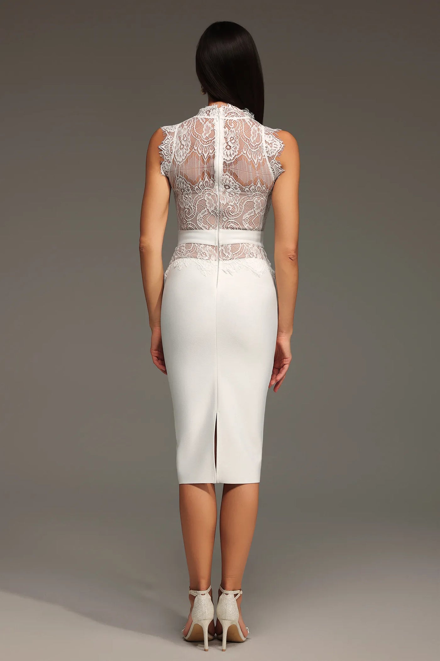 Penpe Dantel Bandaj Mini Elbise