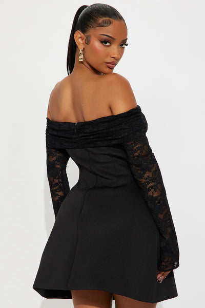 Milani Uzun Kollu Mini Elbise