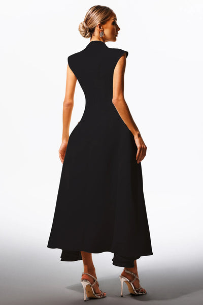 Paca Choker Kolsuz Uzun Elbise