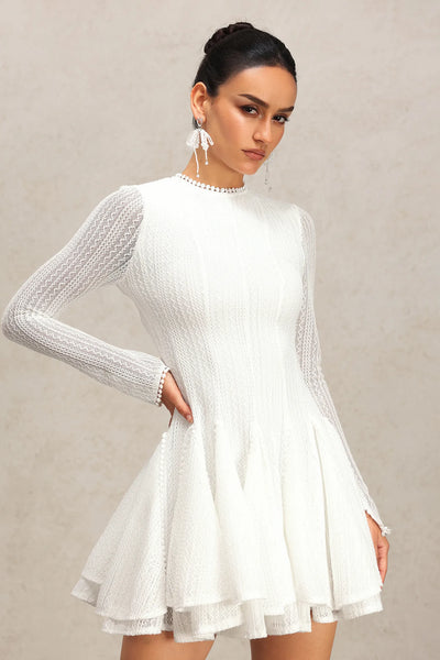 Marris Uzun Kollu Mini Elbise