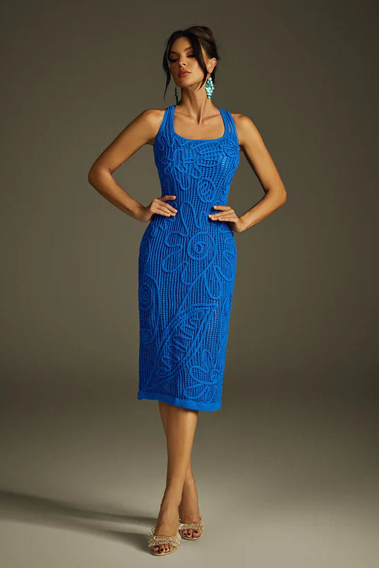 Iryss Örme Midi Elbise