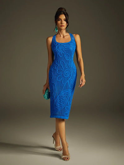 Iryss Örme Midi Elbise