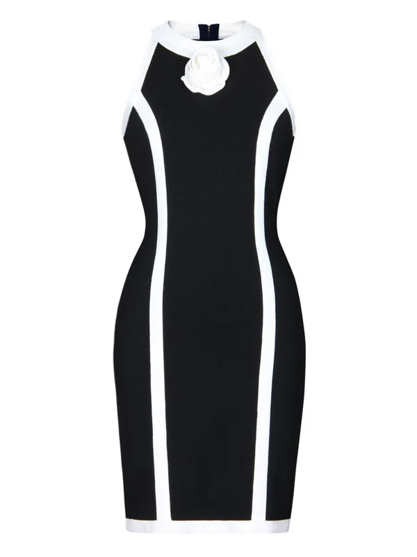 Jyll Çiçekli Örme Mini Elbise