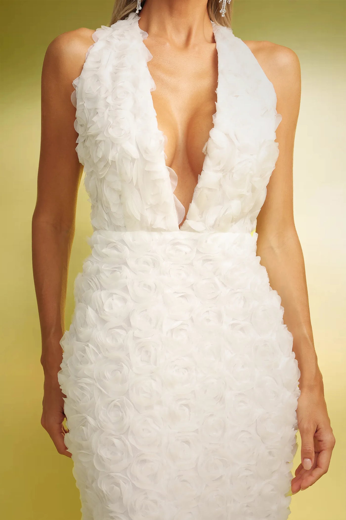 Indigo Beyaz Maxi Elbise