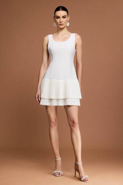 Myka Halter Katlı Mini Elbise