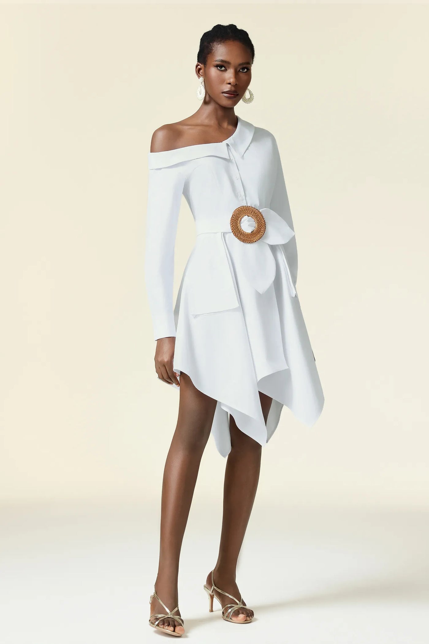 Xynia Asimetrik Mini Elbise