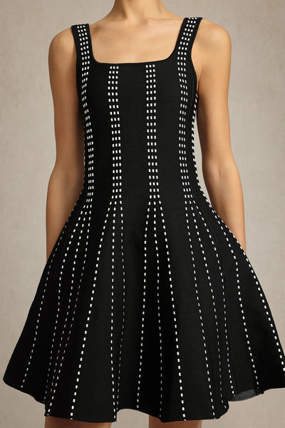 Xidel Halter Kare Yaka Mini Elbise