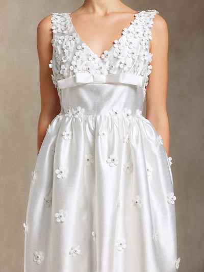 Luda Bow Maxi Resmi Elbise