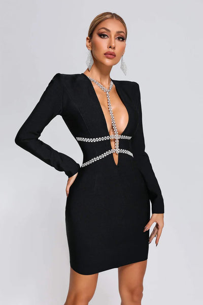 Kai Bandaj Midi Elbise