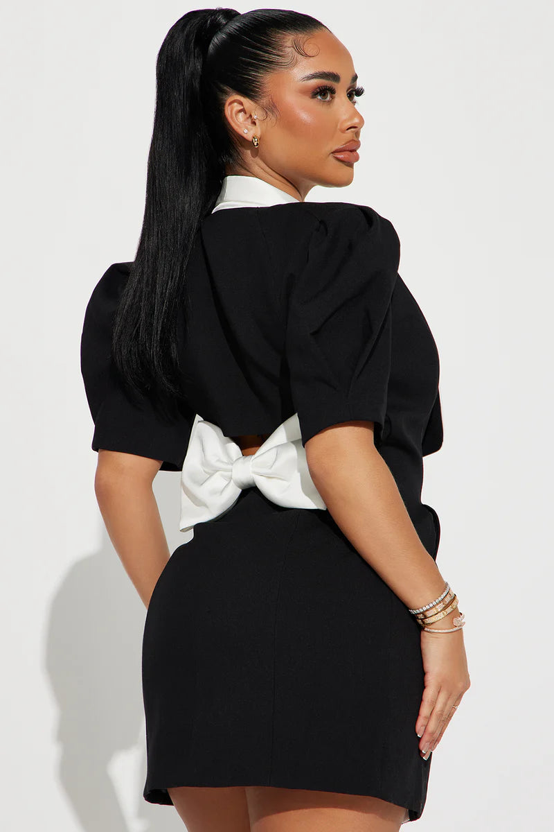 Audrey Blazer Mini Elbise