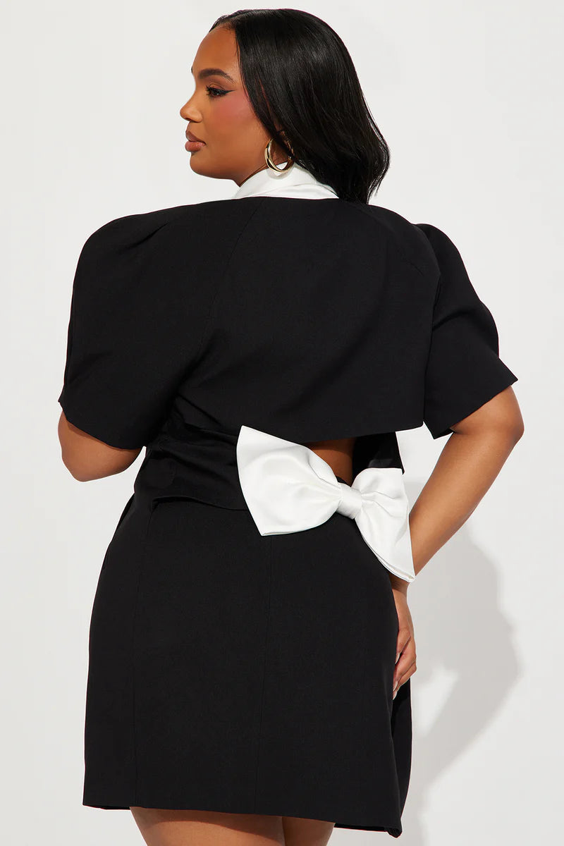 Audrey Blazer Mini Elbise