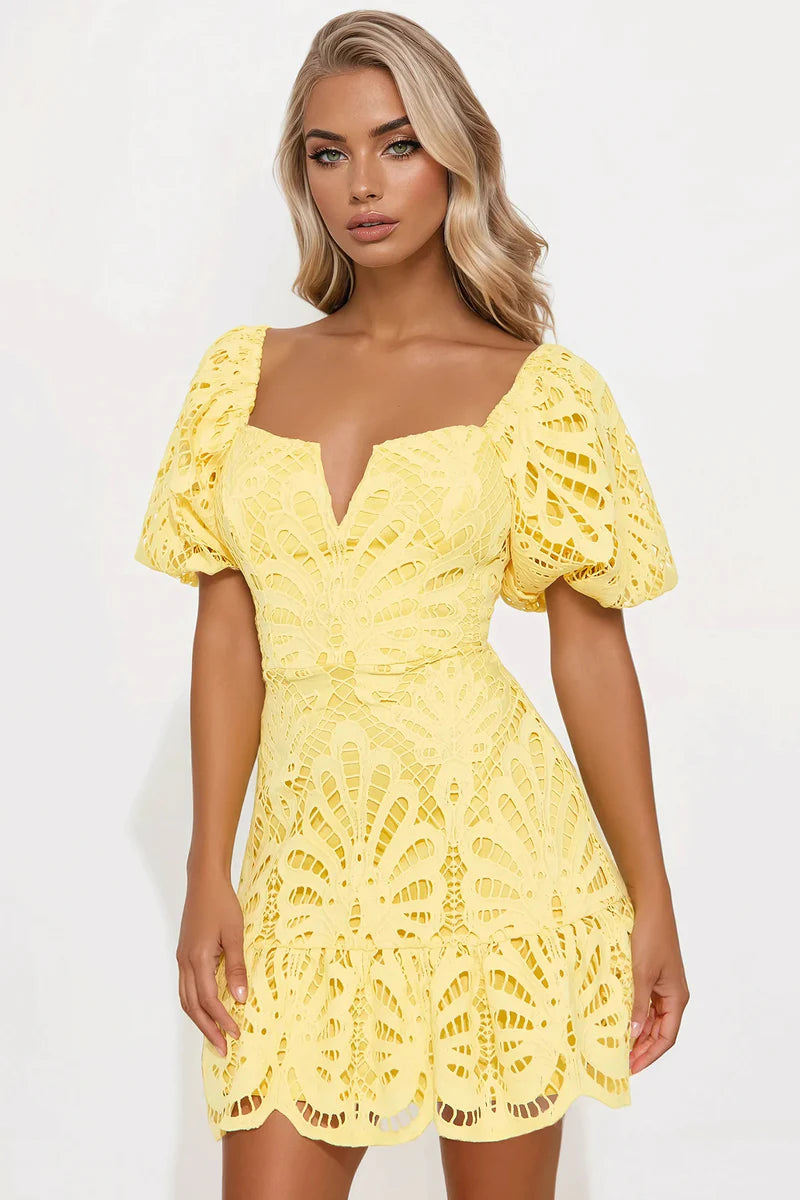 Karlie Dantel Mini Elbise