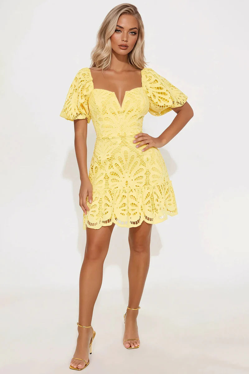 Karlie Dantel Mini Elbise