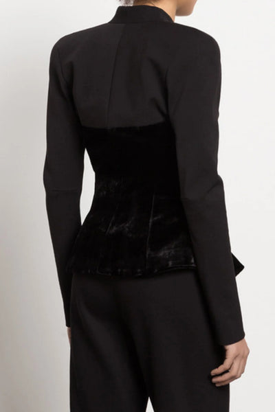 MONICA KADİFE YAMA BLAZER