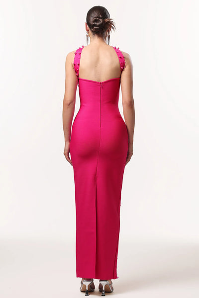 Nesya İnci Bandaj Uzun Elbise