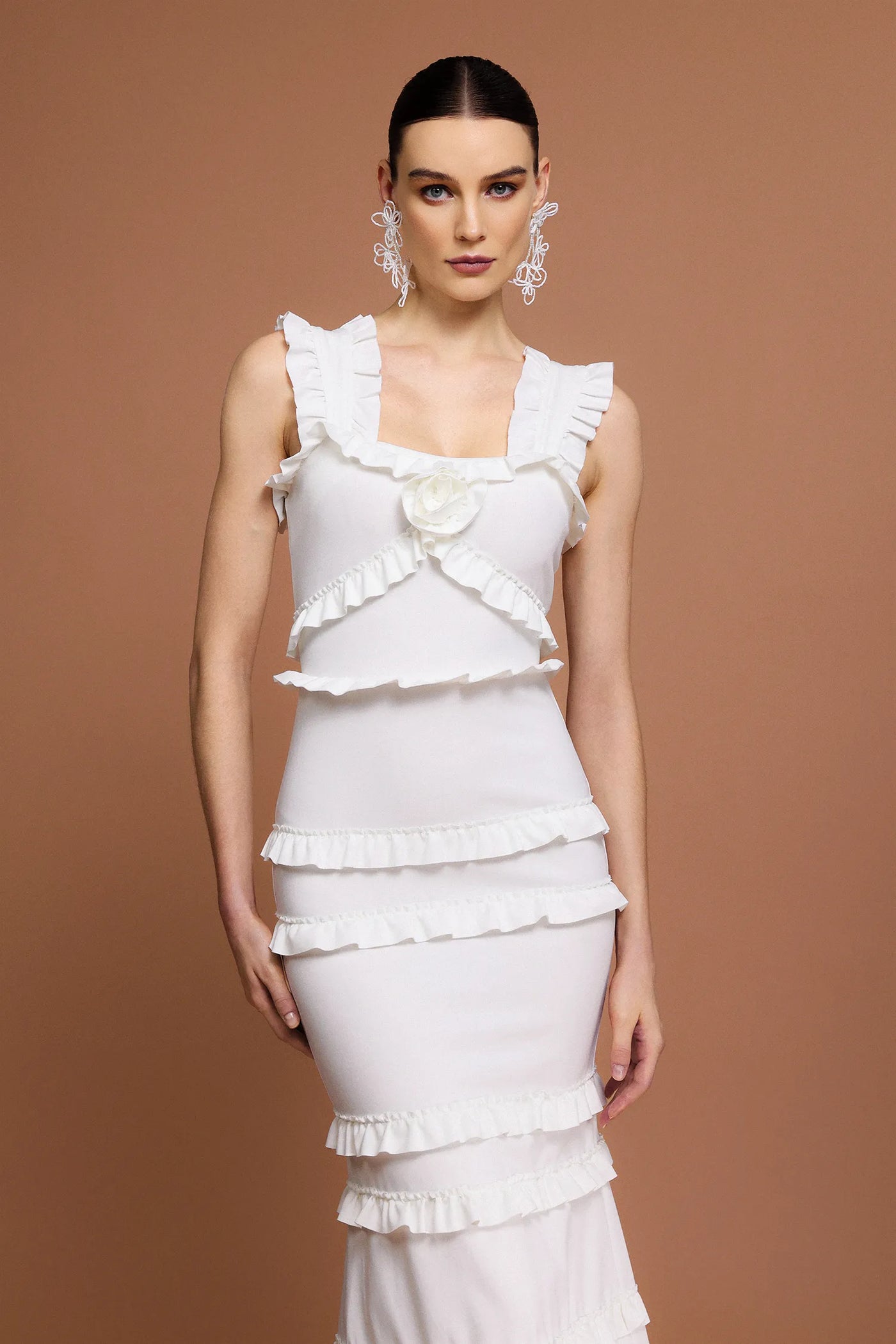 Eka Halter Uzun Elbise