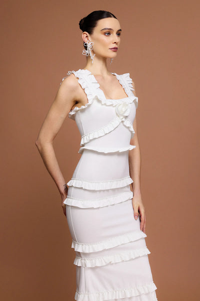 Eka Halter Uzun Elbise