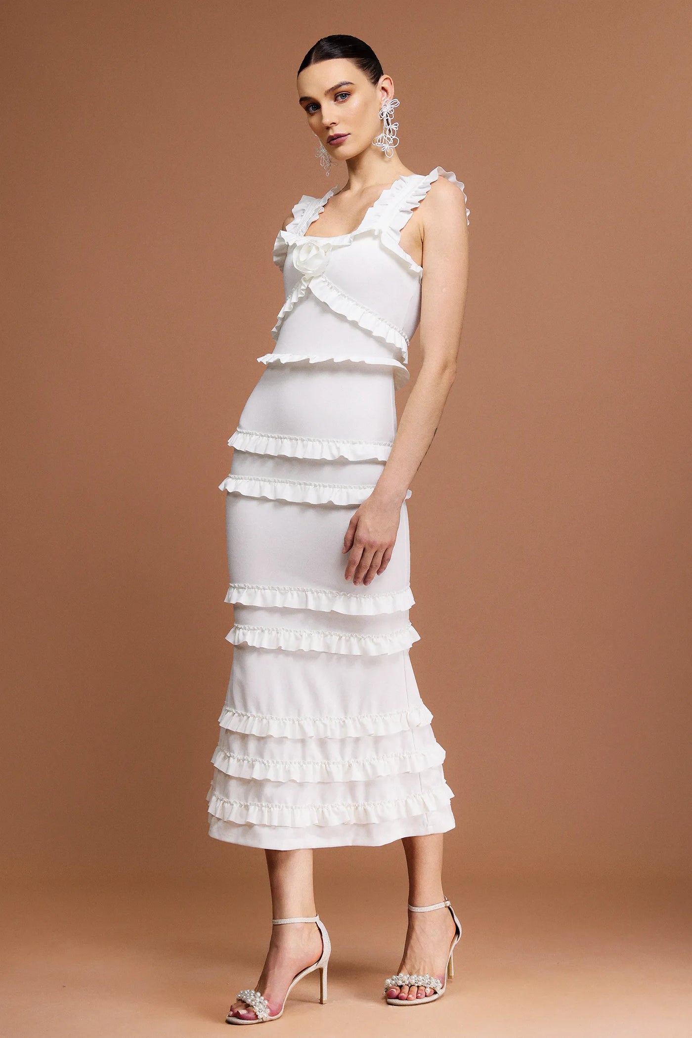 Eka Halter Uzun Elbise