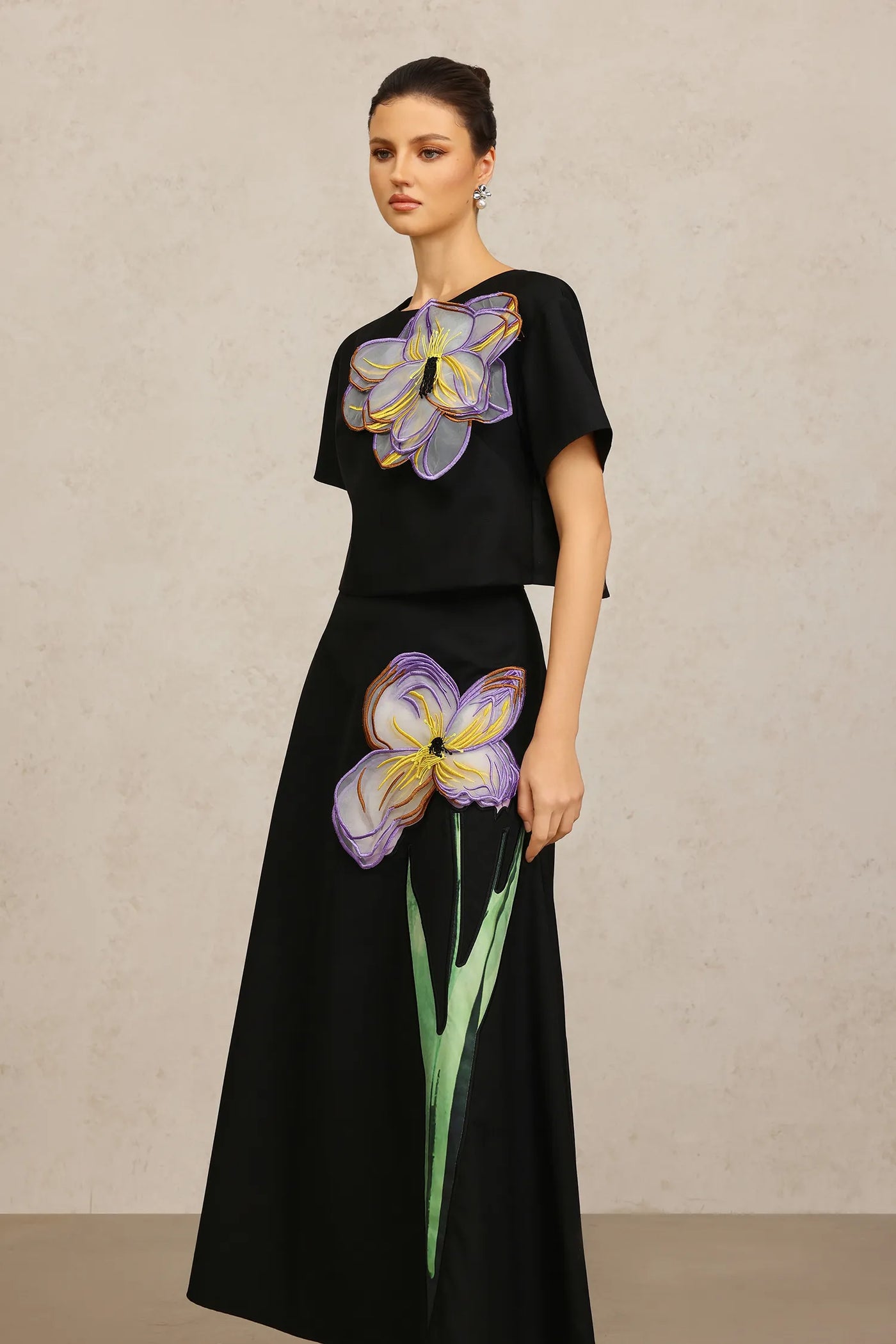 Nomi Üst ve Etek İki Parçalı Takım