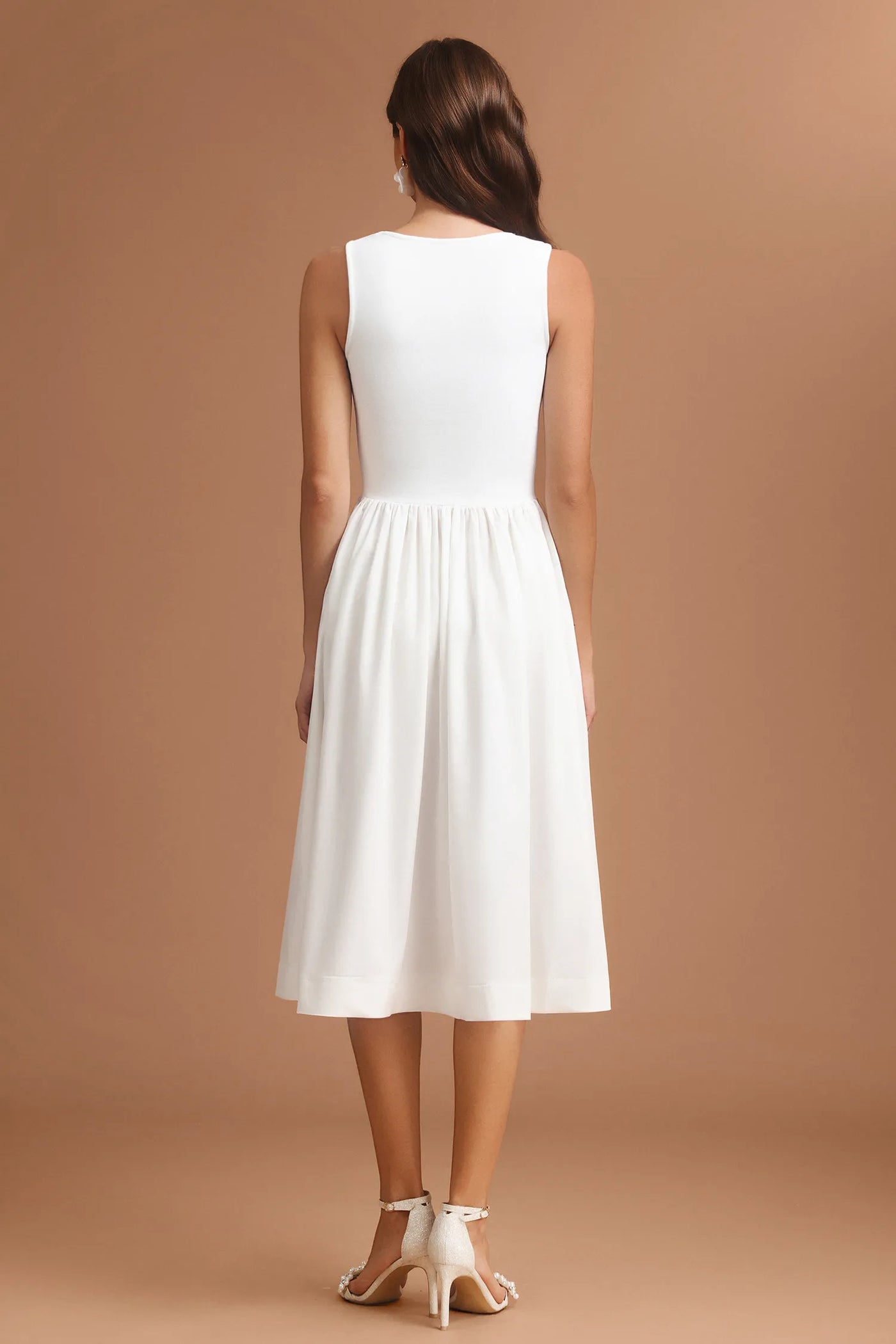 Tereza Askılı Kelebek Uzun Elbise