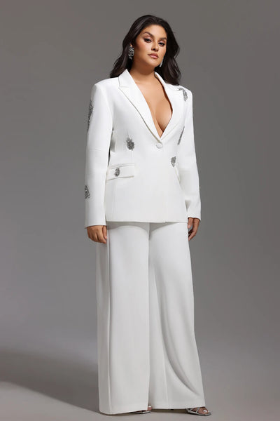 Winee Premıum Pırlanta Blazer Takım Seti