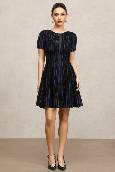 Subra Yuvarlak Yaka Mini Elbise