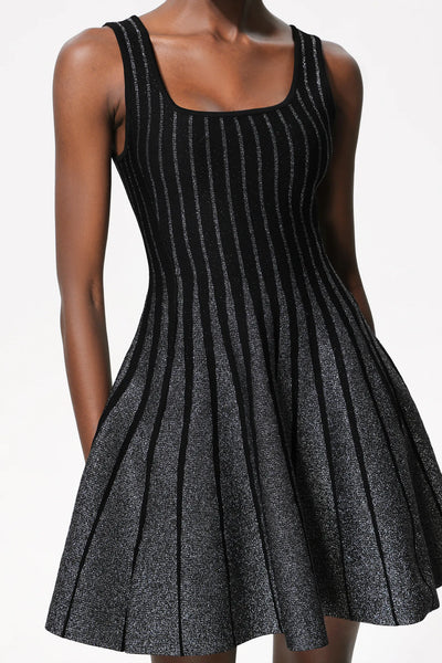 Doro Payetli Kolsuz Mini Elbise