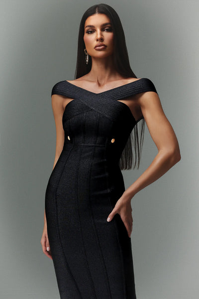 Fresco Bandaj Midi Elbise