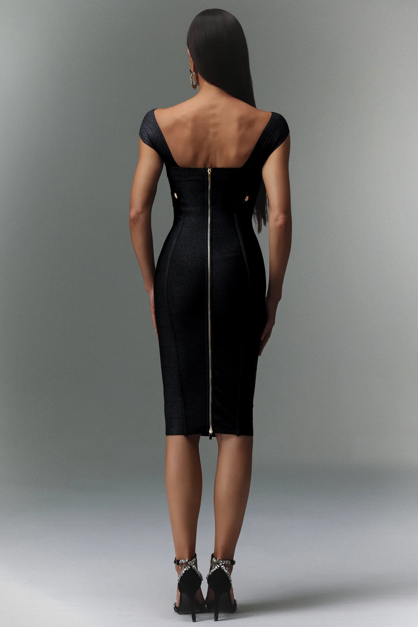 Fresco Bandaj Midi Elbise