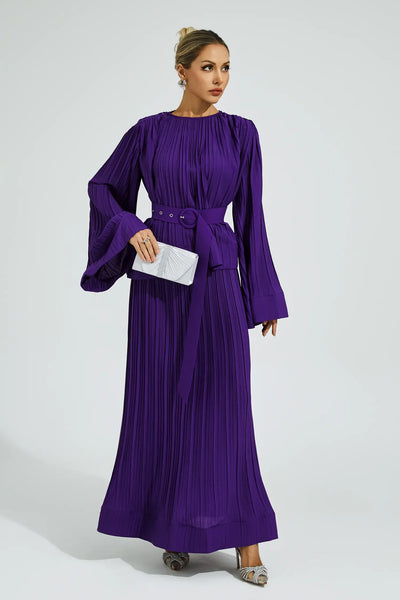 Gaskell Mor Kuşaklı Volanlı Takım