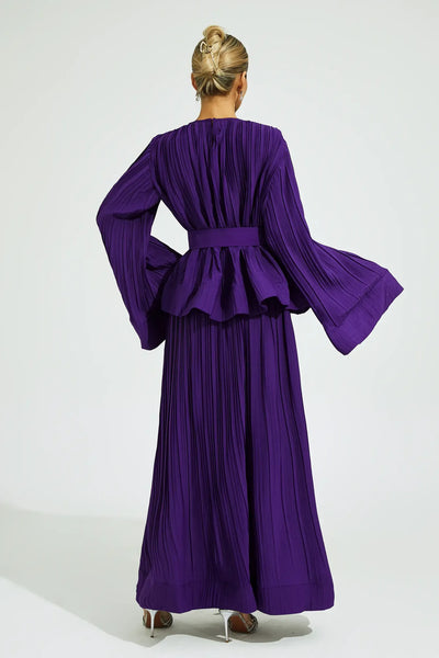 Gaskell Mor Kuşaklı Volanlı Takım