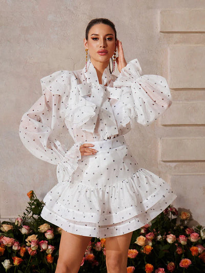 Vexon Fırfırlı Kalp Etek Takımı