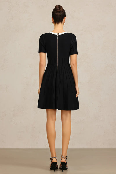 Melinda Kısa Kollu Katlı Mini Elbise