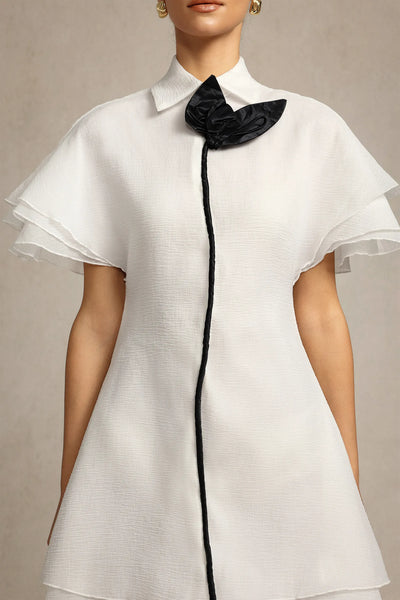 Nancy Kısa Kollu Mini Elbise