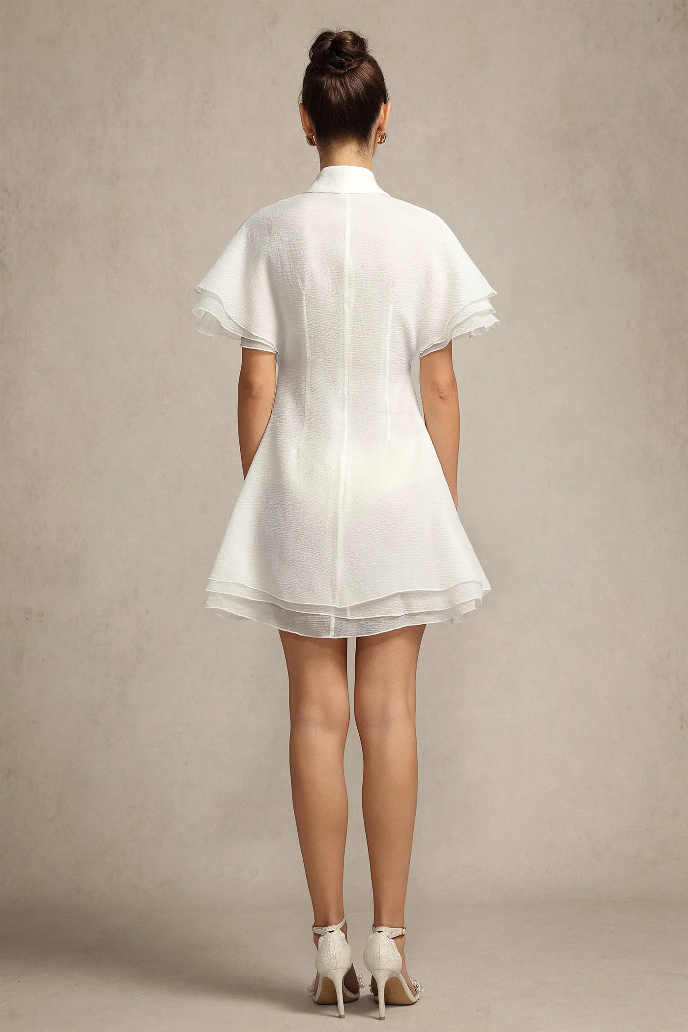 Nancy Kısa Kollu Mini Elbise