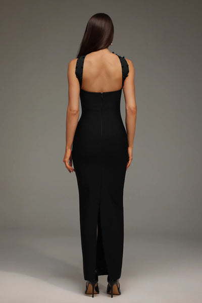 Nesya İnci Bandaj Uzun Elbise