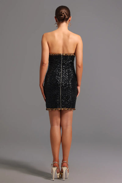 Gabriella Tweed Mini Elbise