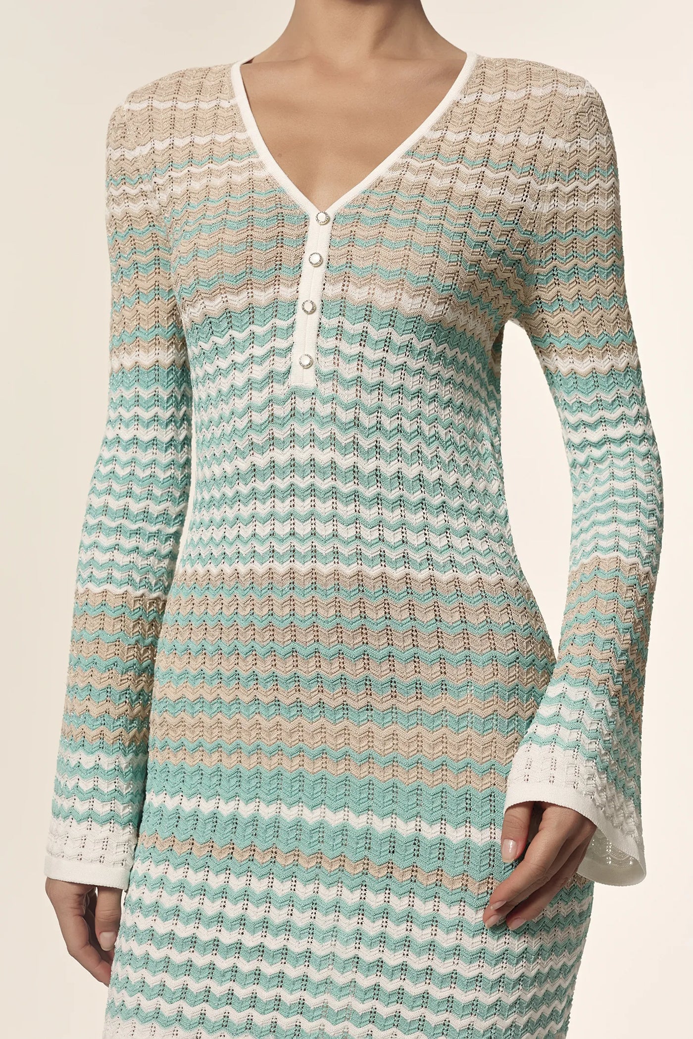 Sofia Uzun Kollu Mini Elbise