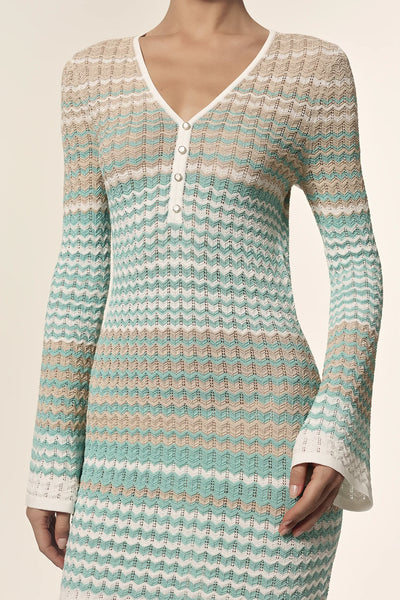 Sofia Uzun Kollu Mini Elbise