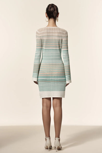 Sofia Uzun Kollu Mini Elbise