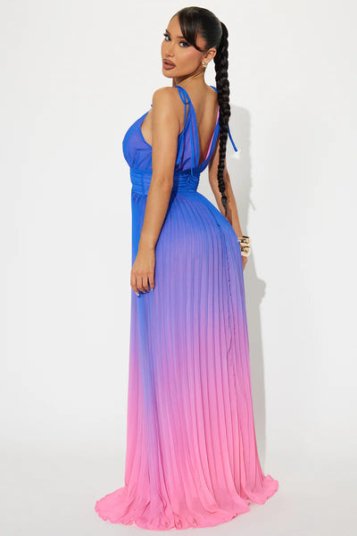 Ombre Uzun Elbise