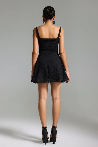 Ikara Halter Dantel Mini Elbise